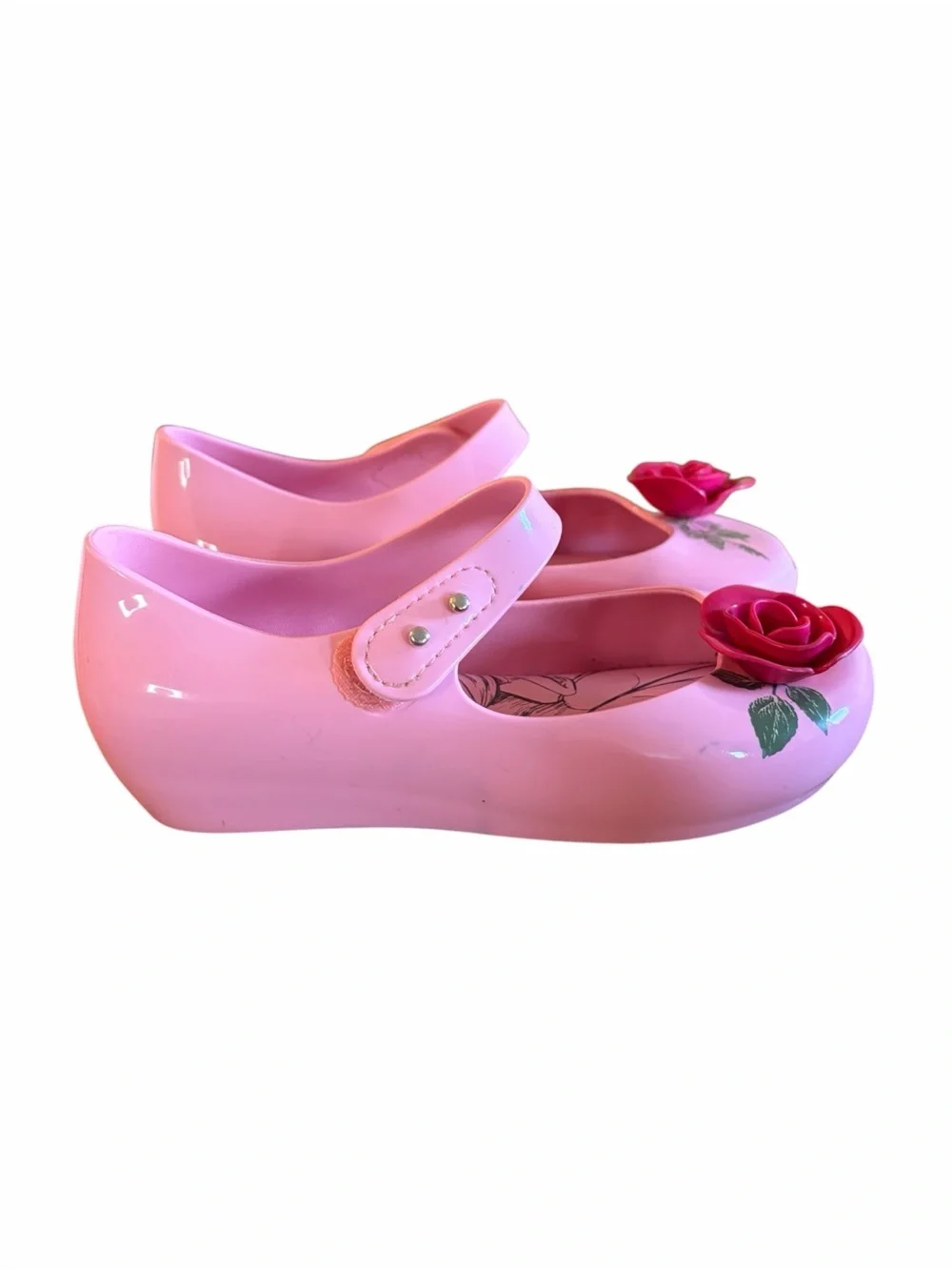 Mini Melissa Ultra Girl + Disney Beauty and the Beast Mary Jane Flats.